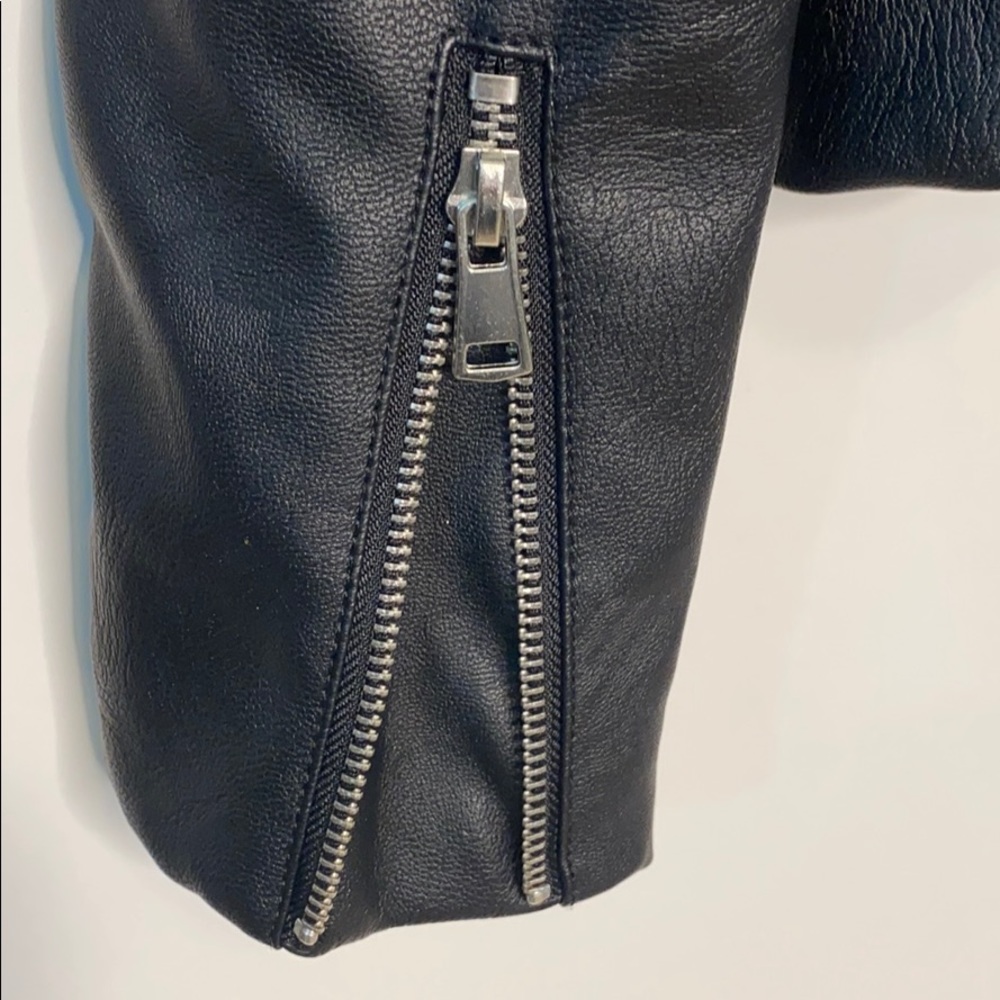 BACCINI FAUX LEATHER JACKET size S NWT - Picture 10 of 15